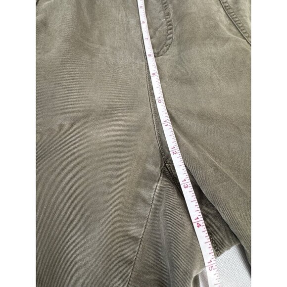 Jones Olive Green Lyocell Jogger Pants 1X Utility Relaxed Preppy Marine Layering - Picture 7 of 10